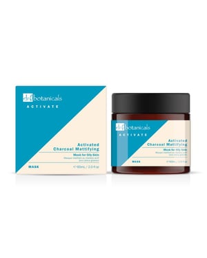 Dr Botanicals Activate Houtskool Mattifying Masker voor Vette Huid 60ml