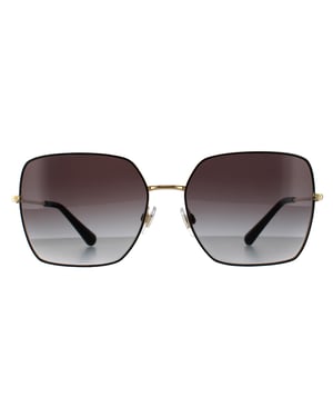 Dolce & Gabbana zonnebril DG2242 13348G Zwart goud zwart grijze gradiënt
