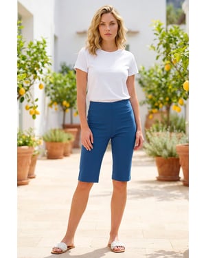 Stretch Knee Length Shorts