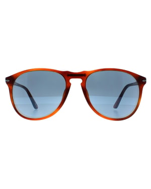 Persol Sunglasses 9649 96/56 Terria di Siena Tortoise Blue