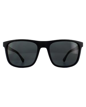 Emporio Armani Sunglasses EA4129 504287 Matte Black Grey Gradient
