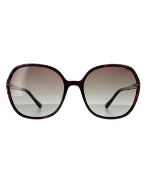 INVU Square Womens Warm Demi Bruin Tortoise Bruin Gepolariseerd B2114