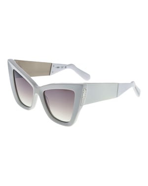 Gcds Cateye Zonnebril Wit