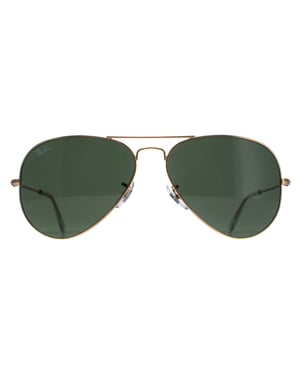 Ray-Ban Sunglasses Aviator 3025 L0205 Gold Green