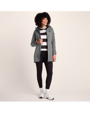 Keld Womens Softshell Long Jacket Dark Grey