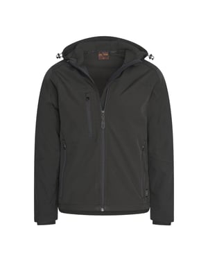 Cappuccino Italia Outdoor Jacka Softshell Hood Jacka Svart Svart