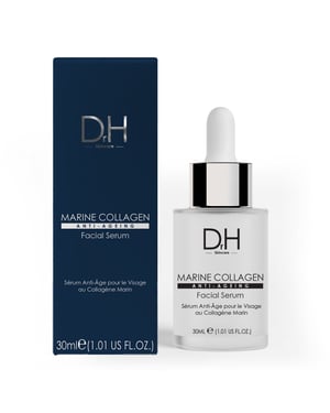 Dr H Anti-Ageing Marine Collagen Facial Serum 30ml for Loss of Firmness, Fine Lines, Wrinkles