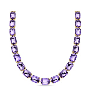Luxenter Ankek-halsband i 18 karat gult guld
