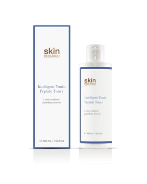 Skin Research Youth Peptide Anti-Ageing Toner 200ml for Loss of Firmness, Fine Lines, Wrinkles