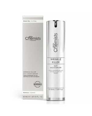 skinChemists Wrinkle Killer Anti-Ageing Day Moisturiser 50ml for Loss of Firmness, Fine Lines, Wrinkles