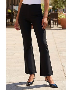 Full Length Boot Cut Elastic Waist Trouser