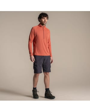 Craghoppers Heren Nosilife Half Zip Pullover (Donkere Sahara)