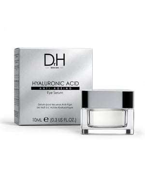 Dr H Advanced Anti-Ageing Hyaluronic Acid Eye Serum 15ml for Dryness, Fine Lines, Wrinkles, Dark Circles