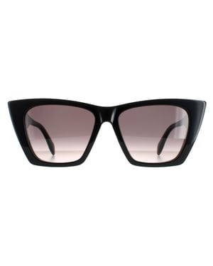 Alexander McQueen Cat Eye Womens Black Grey AM0299S