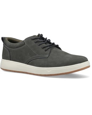 Hush Puppies Bowen Skinn Herr Dark Khaki Snörskor