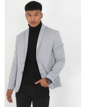 Grey 'Simon' Single Breasted Blazer