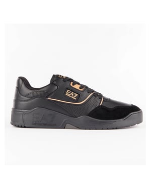 EA7 Herrsneakers med logotypmärke