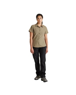 Craghoppers Dames/dames Expert Kiwi Shirt met korte mouwen (Kiezelsteentjes)
