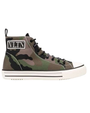 Valentino Camo Groene Schoenen Heren