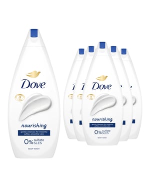 Dove Hydrate Body Wash 0% Sulfate SLES for Softer & Smoother Skin 720ml, 3pk