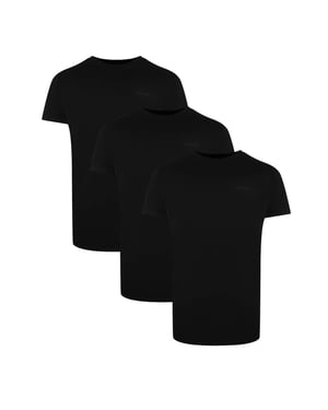 Palm Angels Tri-Pack Tonal Classic Logo Black T-Shirts