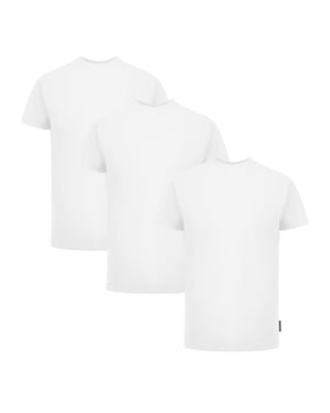 Palm Angels Tri-pack Flag Logo White T-shirts
