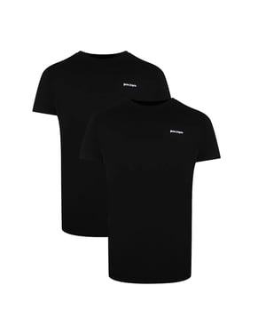 Palm Angels Two-Pack Classic Logo Black T-Shirts