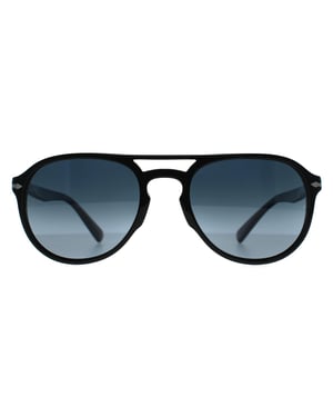 Persol Aviator Unisex Black Blue Gradient Polarized Sunglasses