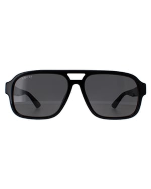 Gucci GG1342S 001 black smoke zonnebril