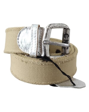 Costume National Bälte Casual Canvas Läder