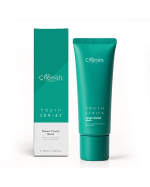 skinChemists Green Caviar Anti-Ageing Mask 50ml for Fine Lines, Wrinkles, Dryness