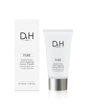 Dr H Hyaluronic Acid Anti-Ageing Hand Cream 50ml for Dryness, Fine Lines, Wrinkles