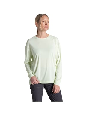 Craghoppers Womens/Ladies Nosilife Long-Sleeved T-Shirt (Pear Drop)