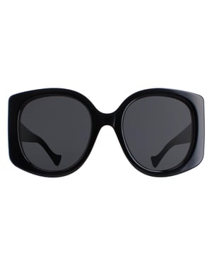 Gucci GG1257S 001 zwart grijze zonnebril