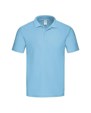 Fruit of the Loom Heren Origineel Polo Shirt (Hemelsblauw)