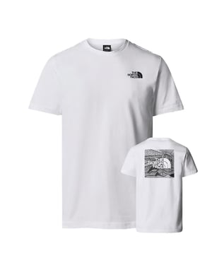 The North Face Men’s Short Sleeve Redbox Celebration T-Shirt, TNF White