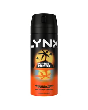 Lynx Sunset Fresh Men's Deodorant Body Spray, 150ml
