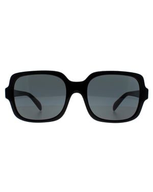 Emporio Armani Square Womens Shiny Black Dark Grey EA4195