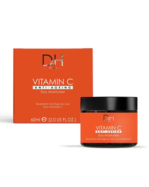 Dr H Vitamin C Anti-Ageing Day Moisturiser 60ml for Brightening, Dark Spots