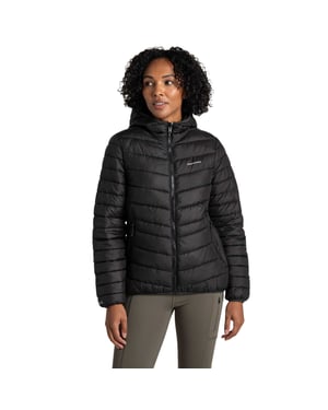 Craghoppers Womens/Ladies Compresslite IX Insulated Hooded Jacket (Black)