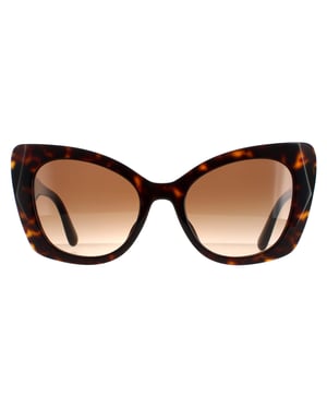 Dolce & Gabbana Butterfly Womens Dark Havana Brown Gradient DG4405F