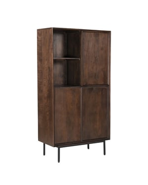 Livingfurn kabinetkast ravenstein brown 40x170x90cm