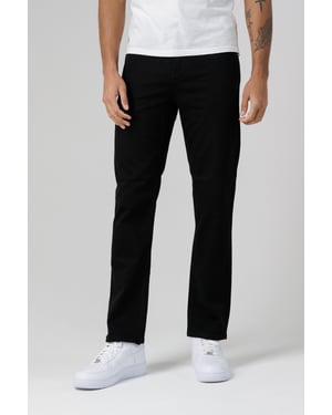 Black Organic Cotton Blend Slim Fit Mid-Rise Denim Jeans