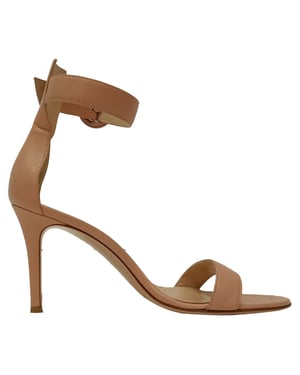 Gianvito Rossi Portofino Sandals in Pink Leather