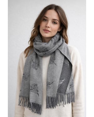 Highland Cow Reversible Scarf