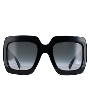 Gucci GG0053SN 001 zwart grijze zonnebril