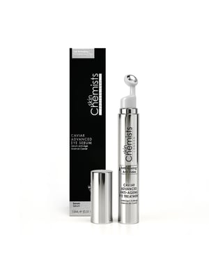 skinChemists Caviar Advanced Anti-Ageing Eye Treatment 15ml for Loss of Firmness, Fine Lines, Wrinkles