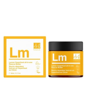 Dr. Botanicals Lemon Superfood Anti-Ageing All-In-One Rescue Butter 60ml for Fine Lines, Wrinkles, Dryness