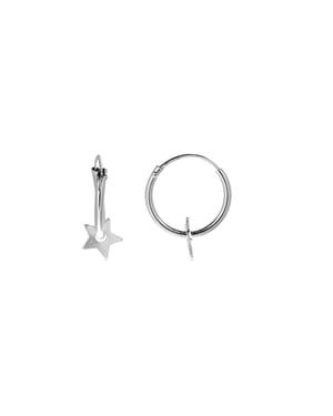 Luxenter Essential 925 Sterling Silver rodiumpläterade örhängen
