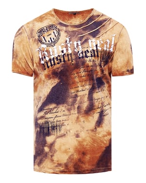 T-shirt in kleur met logo-print in de stijl van Tie Dye Batik